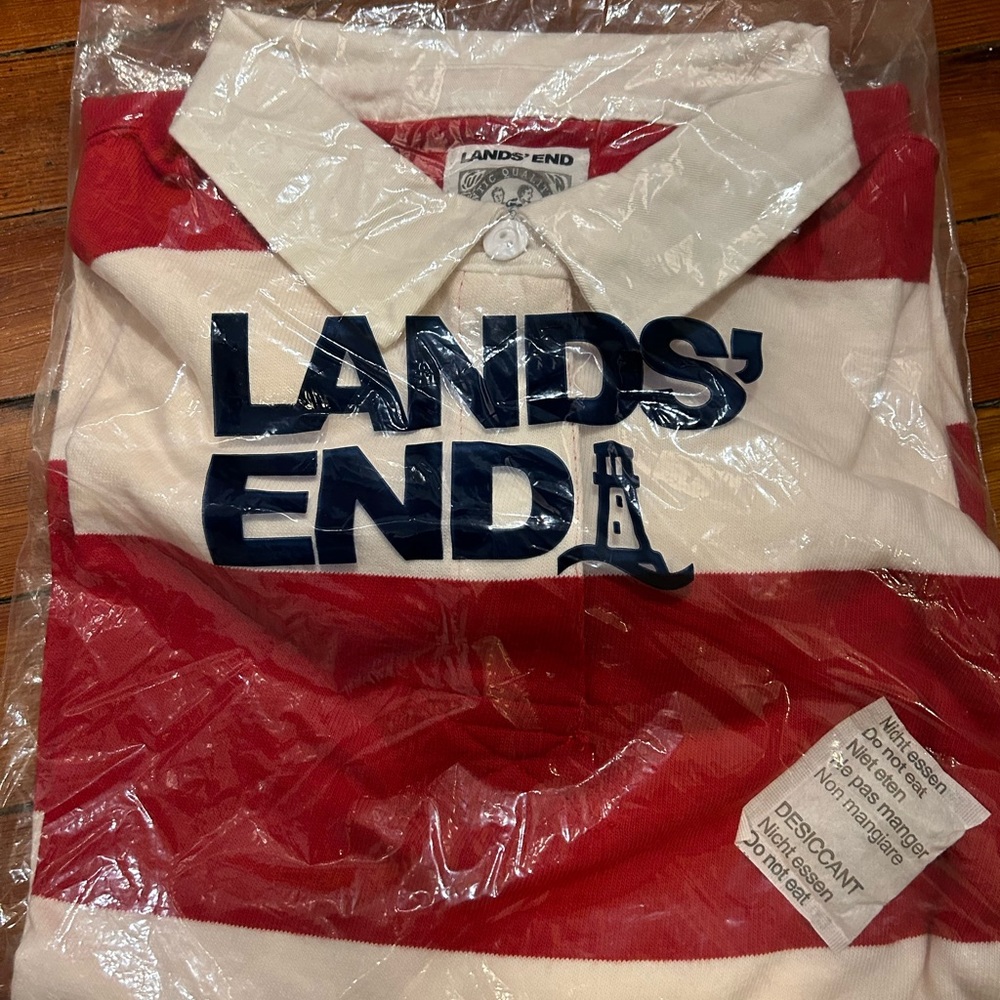 New Rugby shirt Red and White